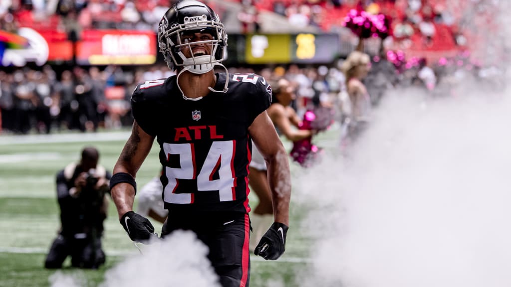 Falcons' A.J. Terrell slides down PFF's CB rankings