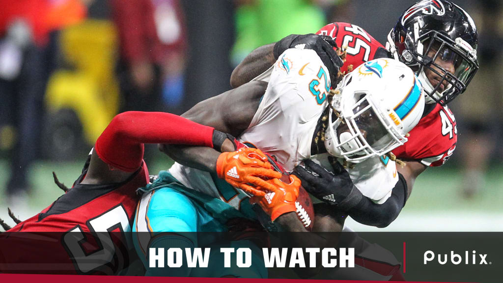 how to watch falcons vs dolphins time tv live stream radio