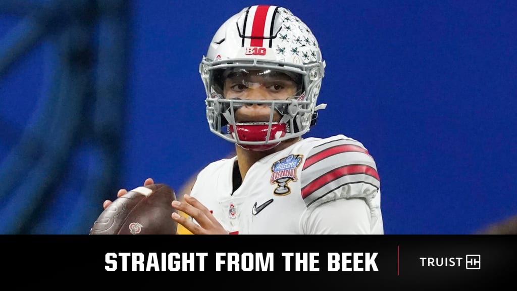 NFL mock draft 2021: Justin Fields falls to Falcons after Jets skip QB;  Packers, Bills fill holes on offense