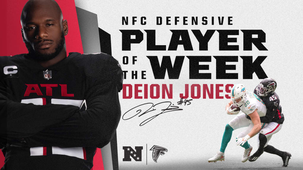 Deion Jones named NFC Defensive Player of the Week