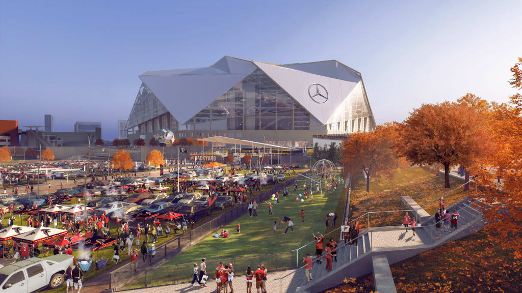 Atlanta Falcons Tailgating in The Home Depot Backyard - The Home Depot  Backyard