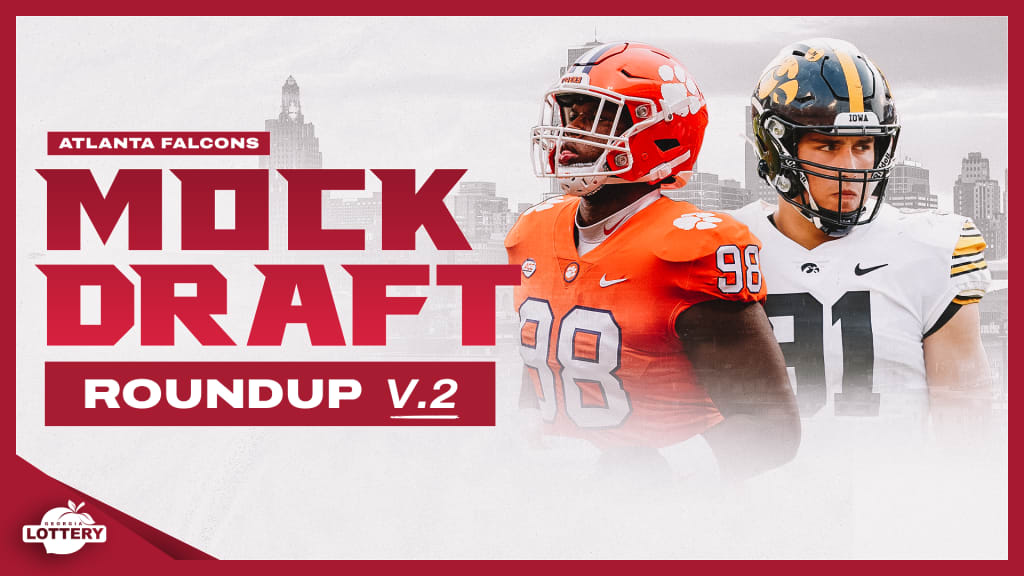 2023 NFL Mock Draft 5.0: Falcons trade down, pick up selections and Iowa  pass rusher