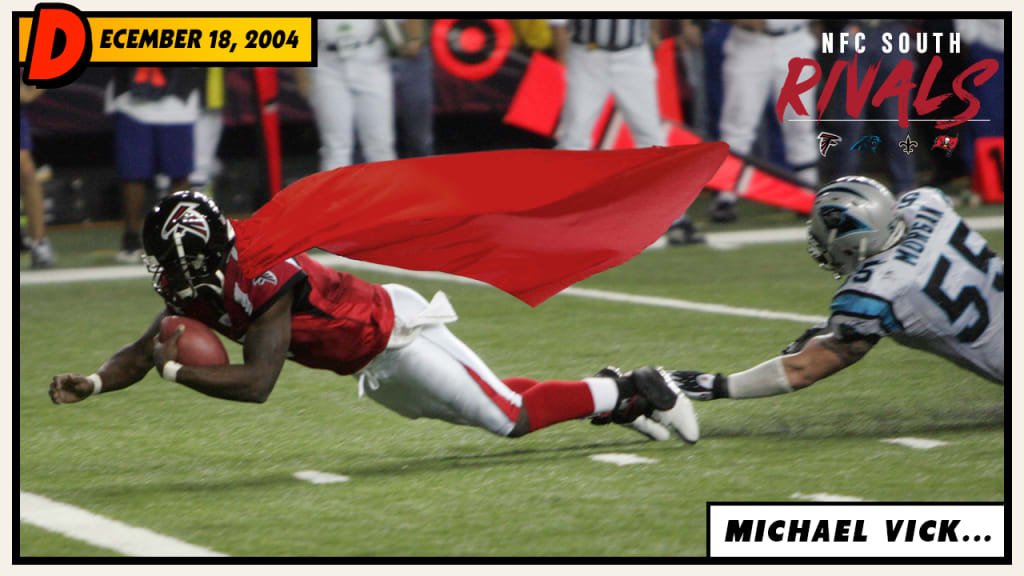 Michael Vick's great magic trick carried the Falcons past the Panthers and  into the playoffs