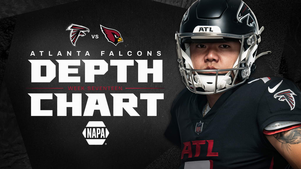 Falcons release depth chart before Week 17 contest vs. Bills