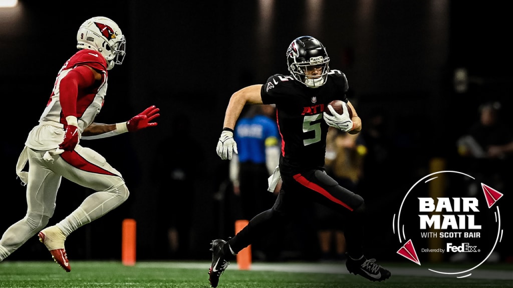 Drake London toe taps for first Falcons TD in London