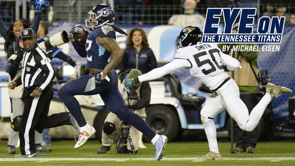 Big-man touchdown alert: Titans tackle Taylor Lewan catches one