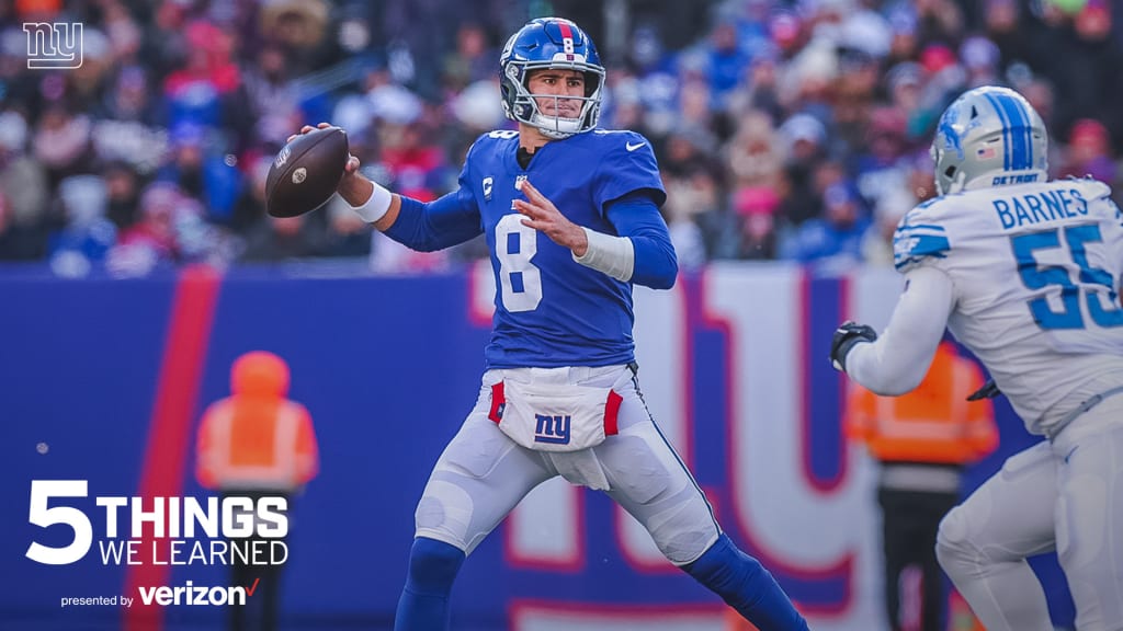 Giants-Lions recap, final score: Giants fall flat, lose to Detroit, 31-18 -  Big Blue View