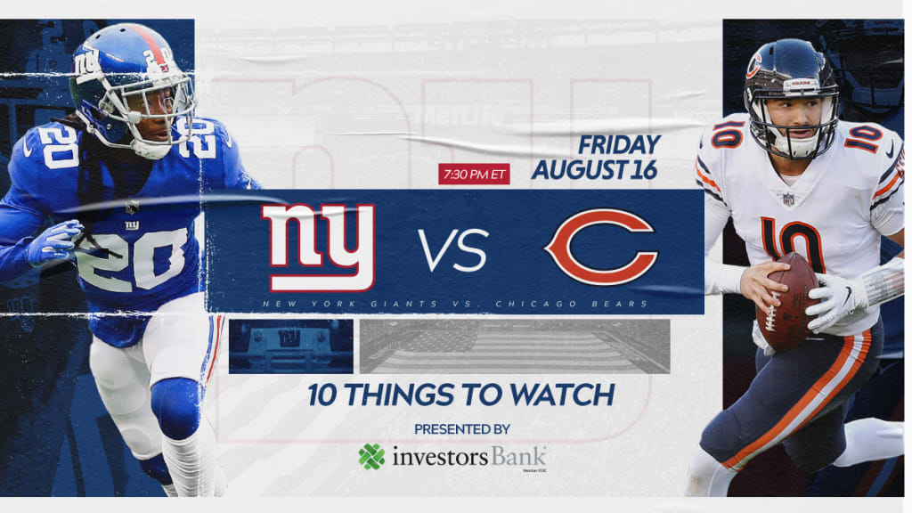 4 things to watch in Chicago Bears vs. New York Giants game