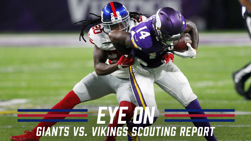 Eye on the Vikings: Giants vs. Vikings Scouting Report
