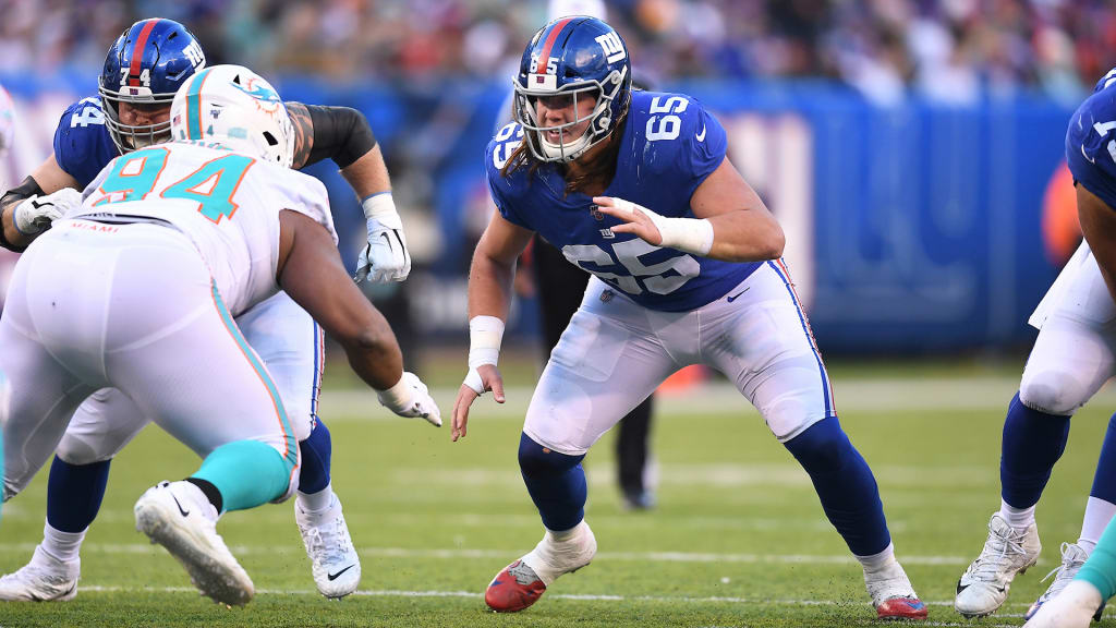 East Rutherford, New Jersey, USA. 31st Dec, 2017. New York Giants offensive  tackle Jon Halapio (75) during NFL action between the Washington Redskins  and the New York Giants at MetLife Stadium in