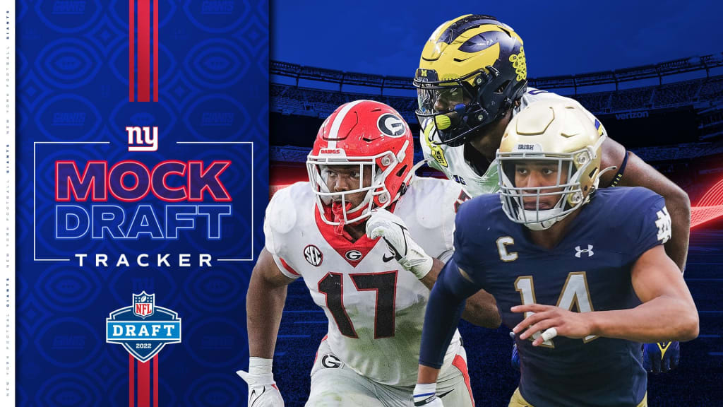 Giants mock draft tracker: A new leader at No. 5 - Big Blue View