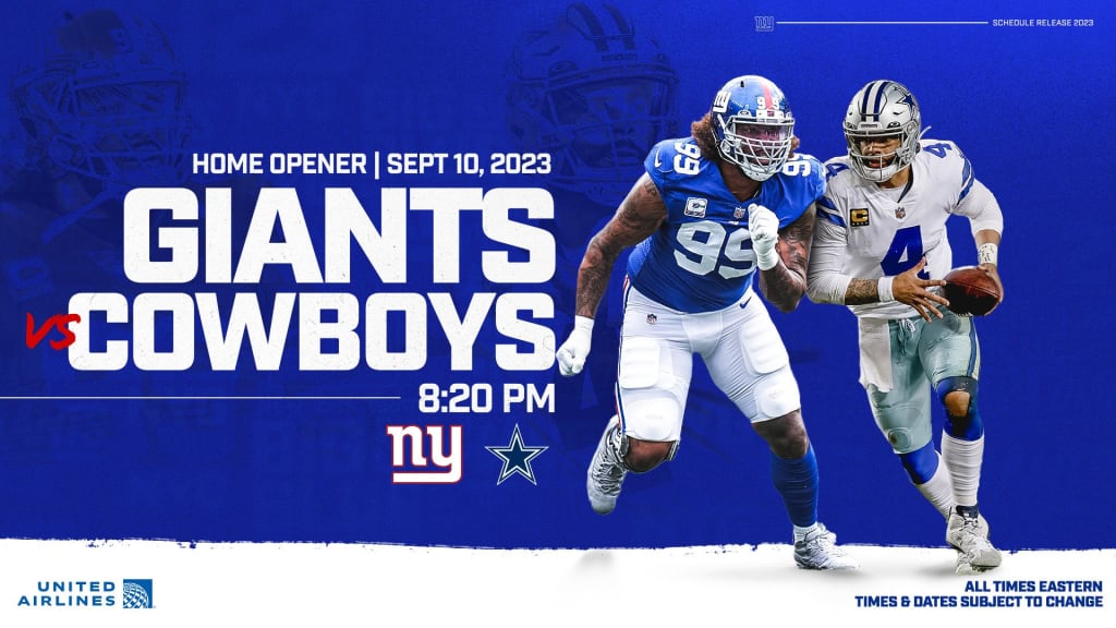 the giants cowboys game
