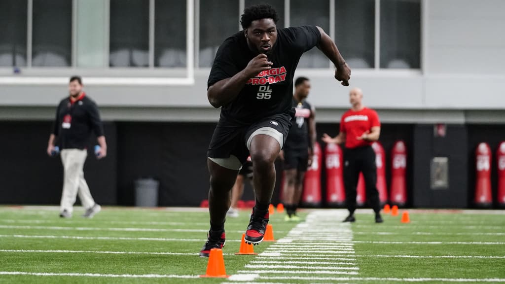 Duke football players work out for NFL scouts at pro day