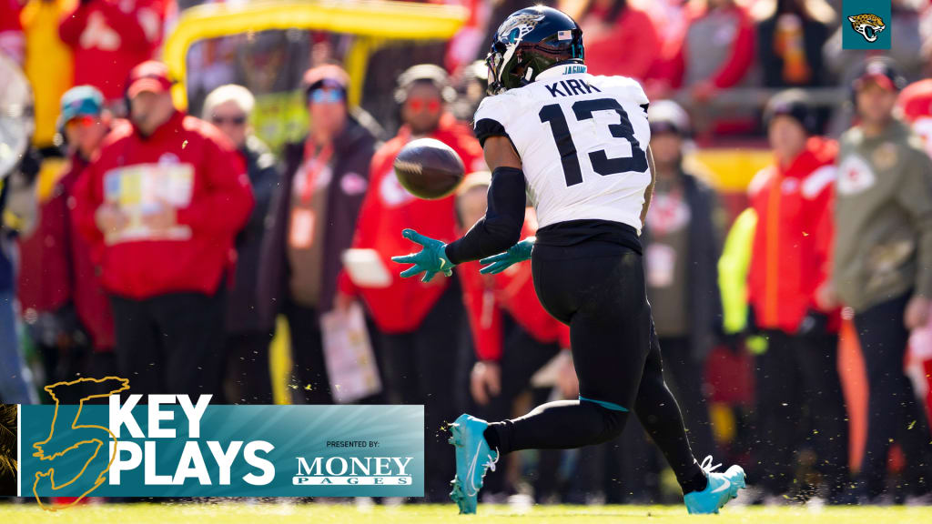 KANSAS CITY, MO - NOVEMBER 13: Jacksonville Jaguars safety Rayshawn Jenkins  (2) before an NFL game between the Jacksonville Jaguars and Kansas City  Chiefs on November 13, 2022 at GEHA Field at