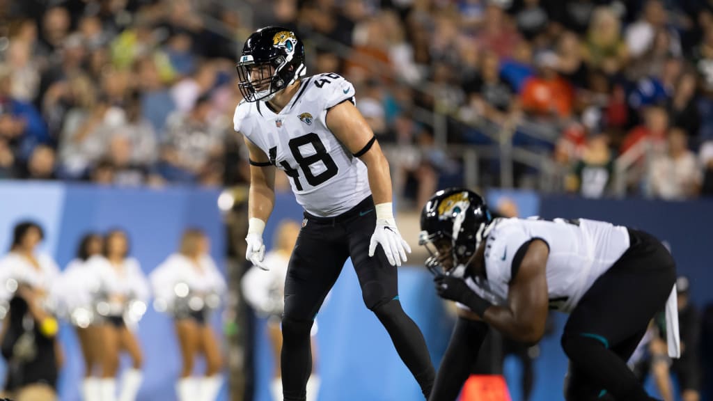 Jacksonville Jaguars linebacker Chad Muma (48) during the second