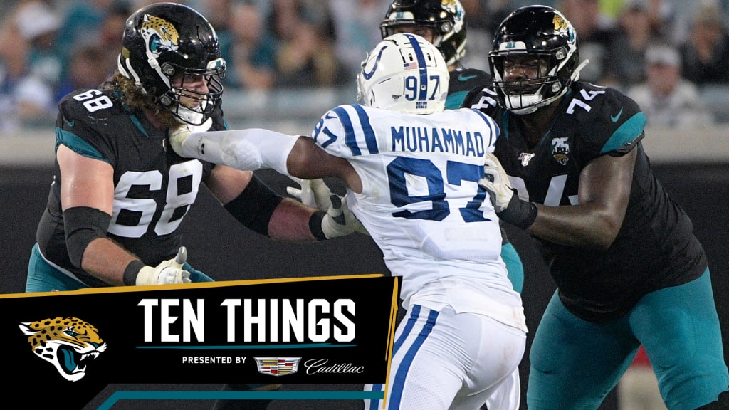 Ten things: Colts-Jaguars