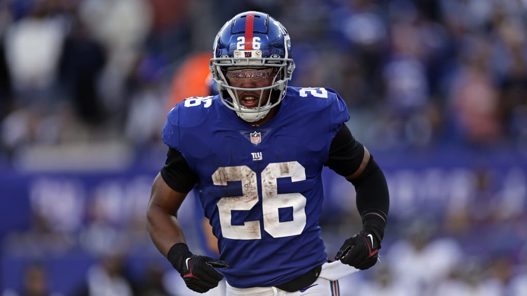 Giants' Saquon Barkley out of '2022 NFL Superstar Club'