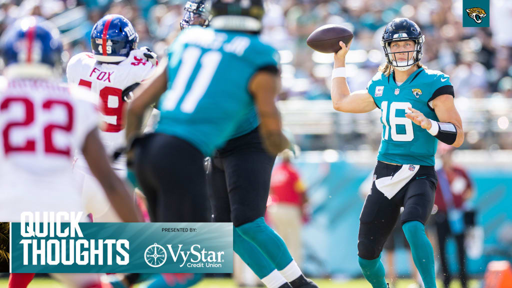 Takeaways from Jacksonville Jaguars loss to NY Giants in NFL Week 7