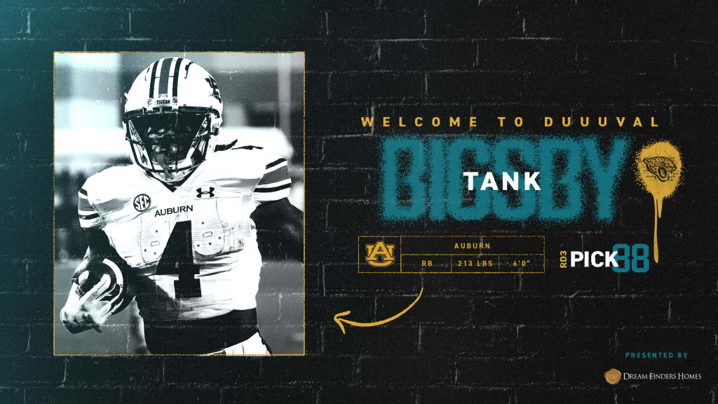 2023 NFL Draft: Jaguars select Auburn RB Tank Bigsby