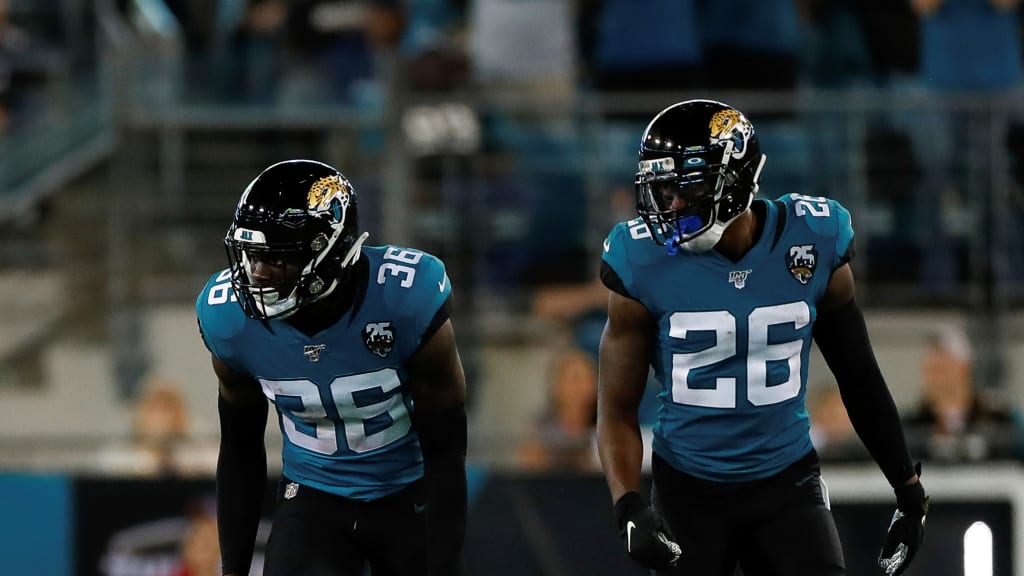 Jacksonville Jaguars - Black jerseys, white pants on Sunday.