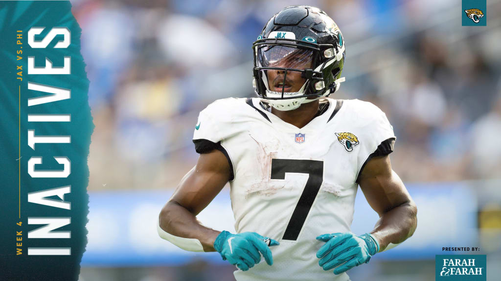 Jacksonville Jaguars vs. Philadelphia Eagles: Zay Jones Misses Thursday  Practice With an Ankle Injury - Sports Illustrated Jacksonville Jaguars  News, Analysis and More