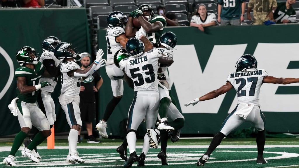 Jets: La'Mical Perine among 3 players battling for roster spots who  impressed in preseason opener vs. Eagles