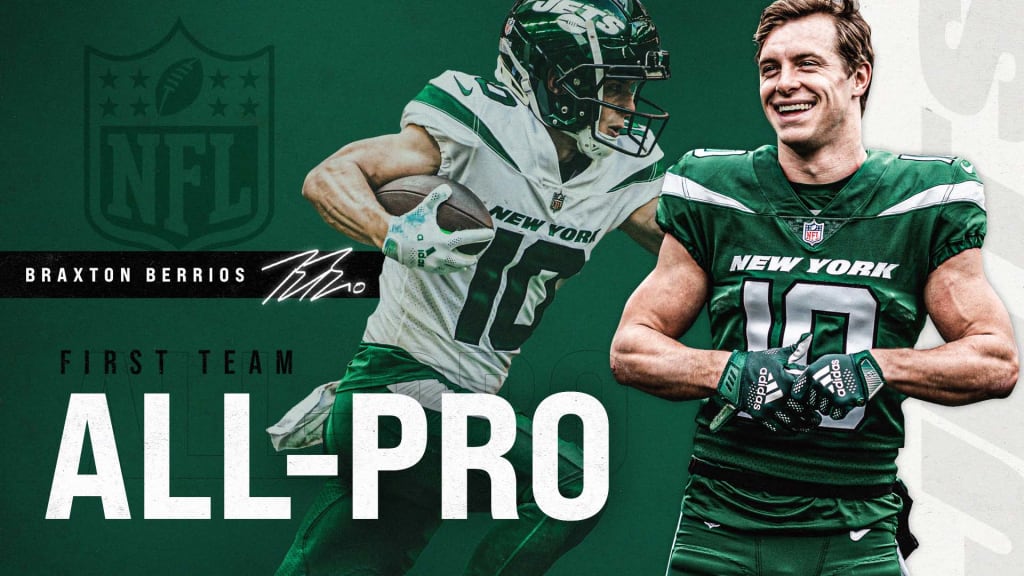 Jets KR Braxton Berrios Named First-Team All-Pro