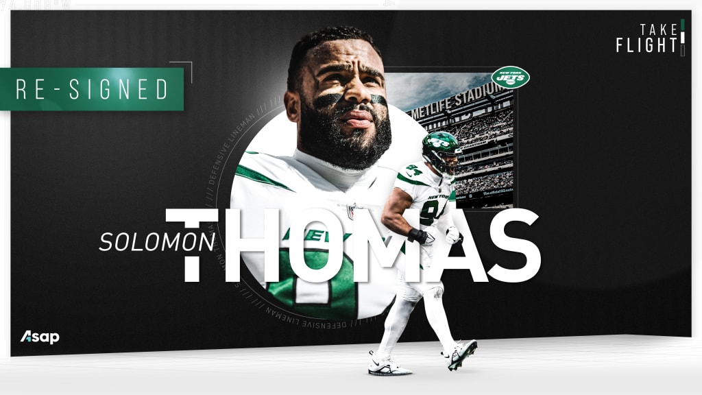 Jets re-sign DL Solomon Thomas to 1-year deal - The San Diego