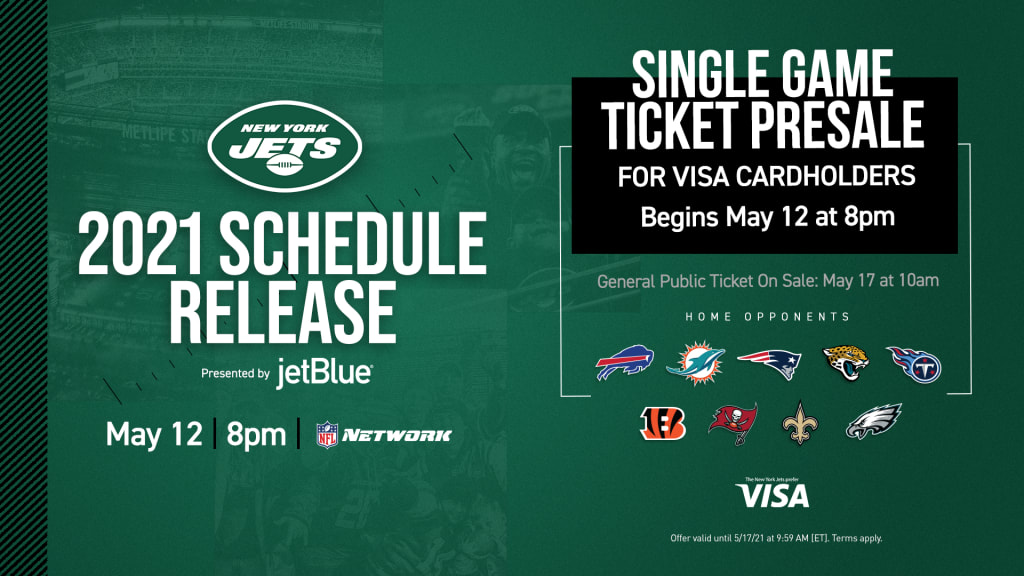 new york jets presale code