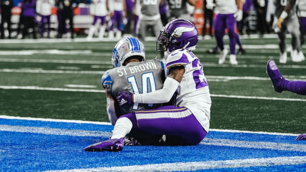 Amon-Ra St. Brown glad for timing of Lions bye week to get ankle right