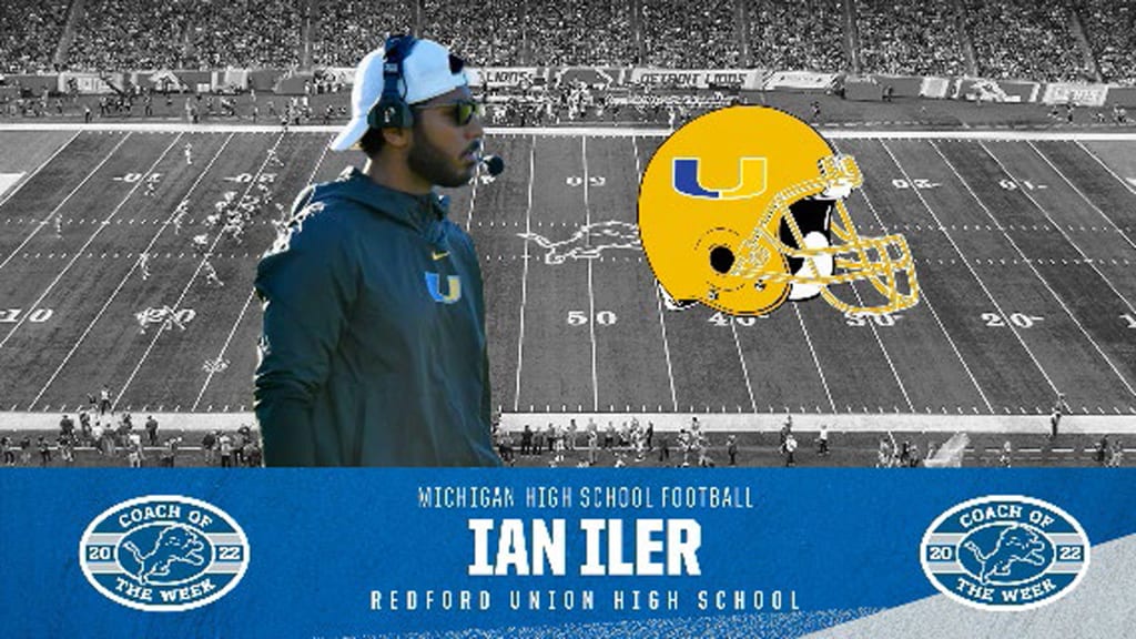 Ian Iler of Redford Union High School named the Detroit Lions High