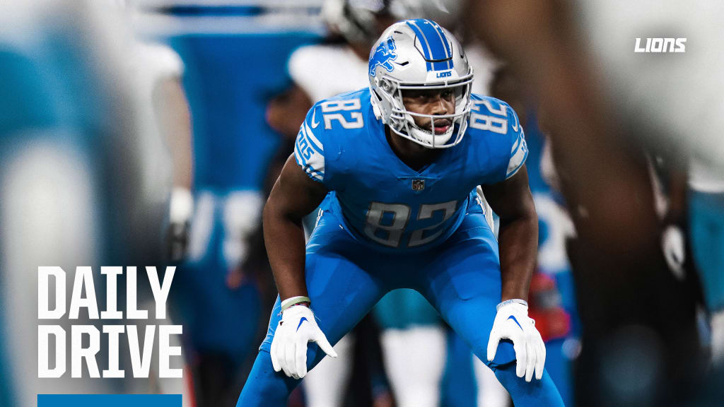 Detroit Lions tight end James Mitchell raises in arms in celebration  News Photo - Getty Images