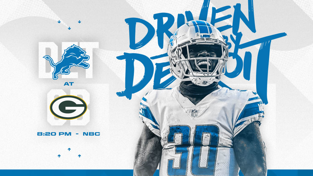 Packers vs. Lions game set for Sunday night on NBC
