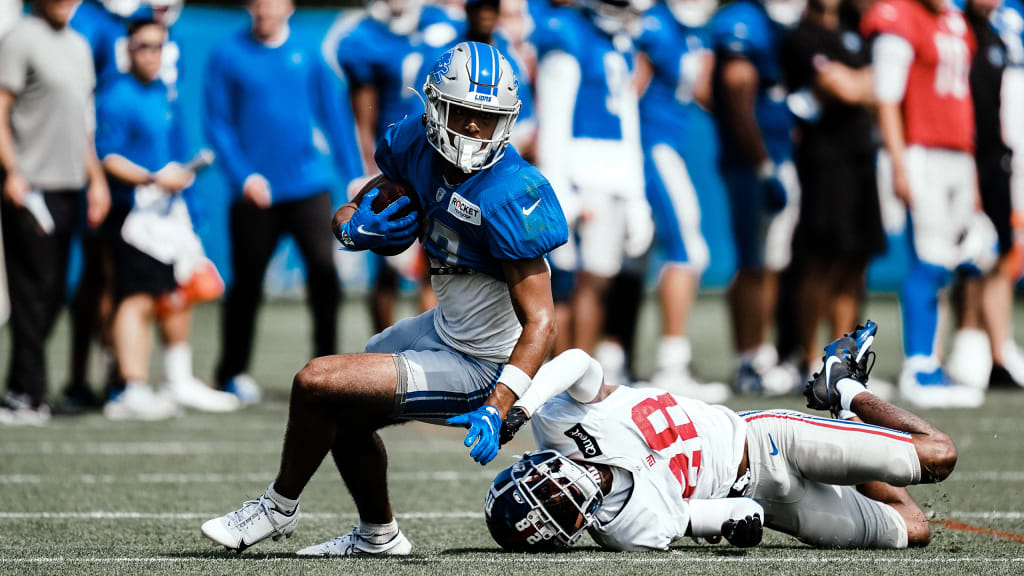 New York Giants vs Detroit Lions Roary the Detroit Lions mascot appears  during an NFL, American