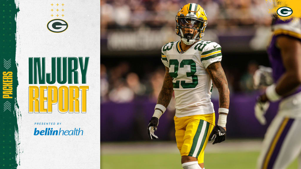 CB Jaire Alexander out Sunday vs. New England