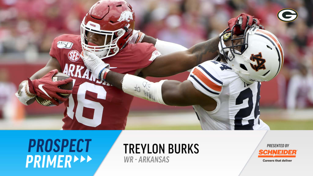 WR Treylon Burks top choice for Green Bay Packers in NFL mock drafts