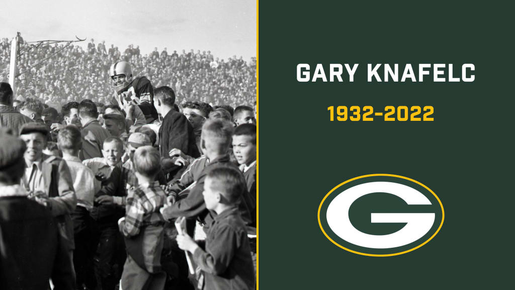 Former Packers star and stadium PA announcer, Gary Knafelc, dies at 90