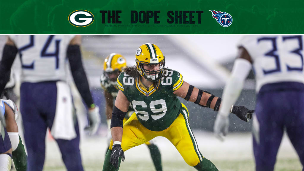 Dope Sheet: Packers host Lions on Thursday Night