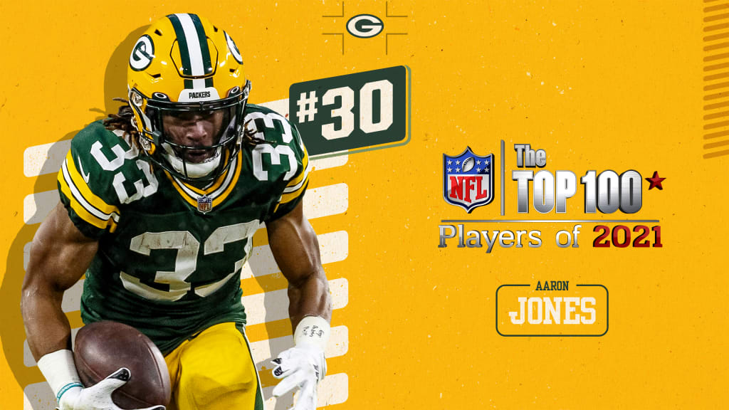 Top 100' rankings: Packers RB Aaron Jones returns at No. 64