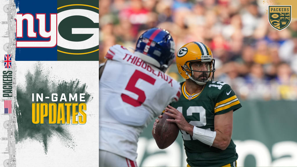 3 Things to watch in Packers-Giants game Sunday in London