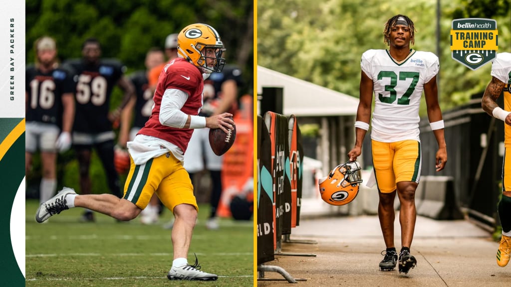 Sean Clifford shows off first official Green Bay Packers jersey