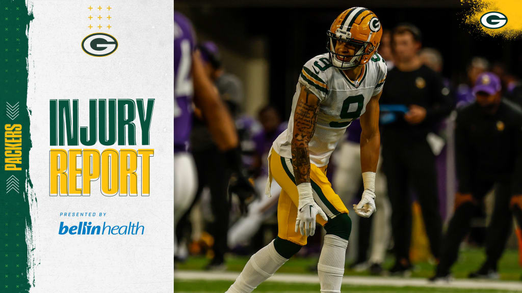 Packers-Saints Wednesday Injury Report: Three Starters Didn't Practice -  Sports Illustrated Green Bay Packers News, Analysis and More