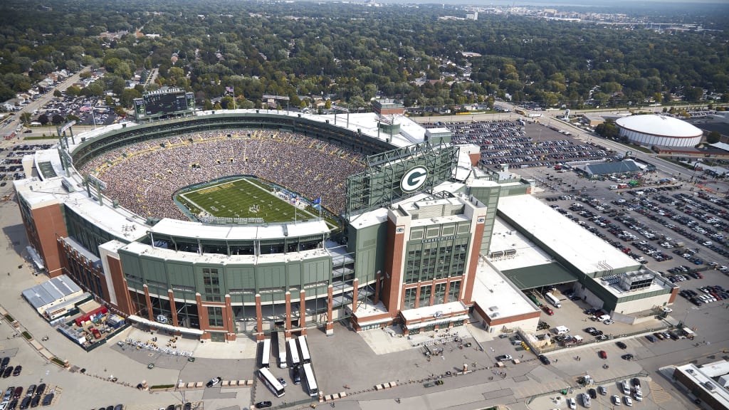 Aerial Views of Lambeau Field