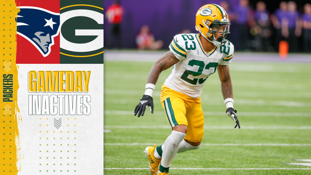 CB Jaire Alexander out Sunday vs. New England