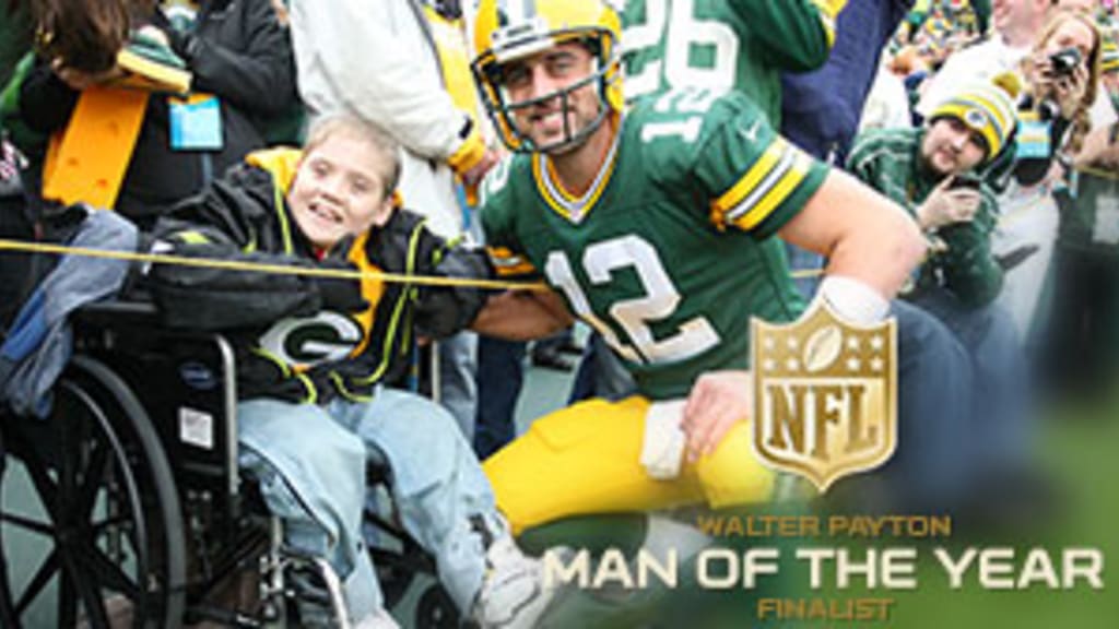 Aaron Rodgers named finalist for Walter Payton NFL Man of the Year