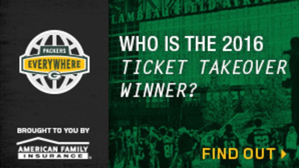 Packers 'Ticket Takeover Contest' winner chosen