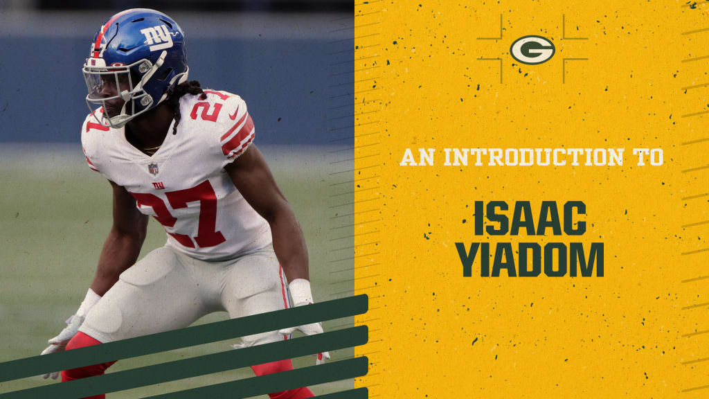 New York Giants trade CB Isaac Yiadom to Green Bay Packers