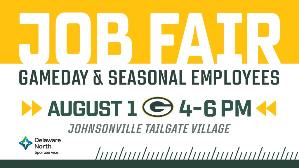 Job fair hosted by Packers Pro Shop for seasonal and part-time employment