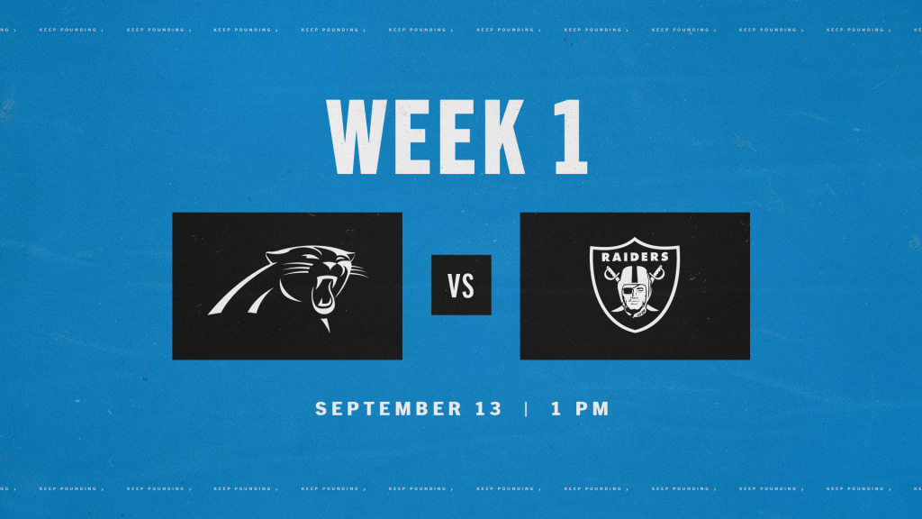 How to watch Carolina Panthers-Las Vegas Raiders Week 1