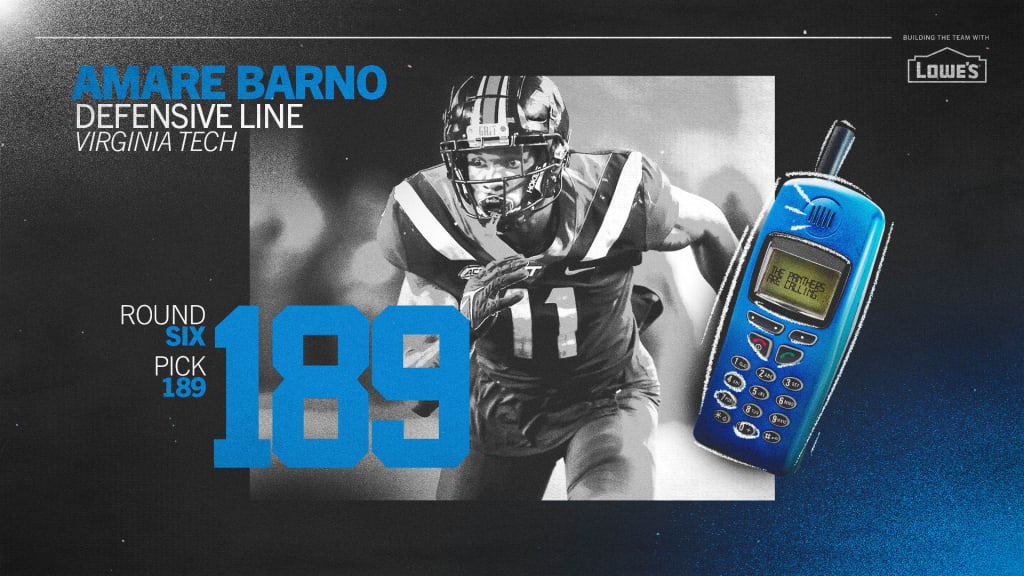 Panthers select Amaré Barno with No. 189 pick in 2022 draft